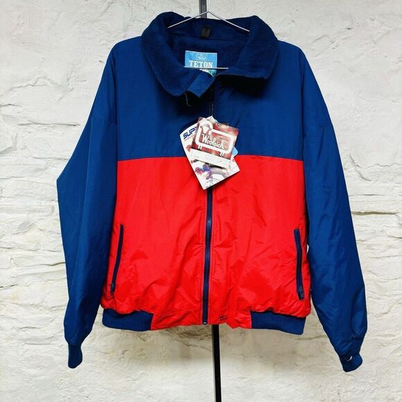 NOS Woolrich Teton Fleece Lined Jacket Made in USA Vintage Deadstock NWT XXL - Picture 1 of 9
